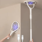 GeckoMan Rotating Head Electric Electric Fly Swatter Racket Rechargeable — image 2